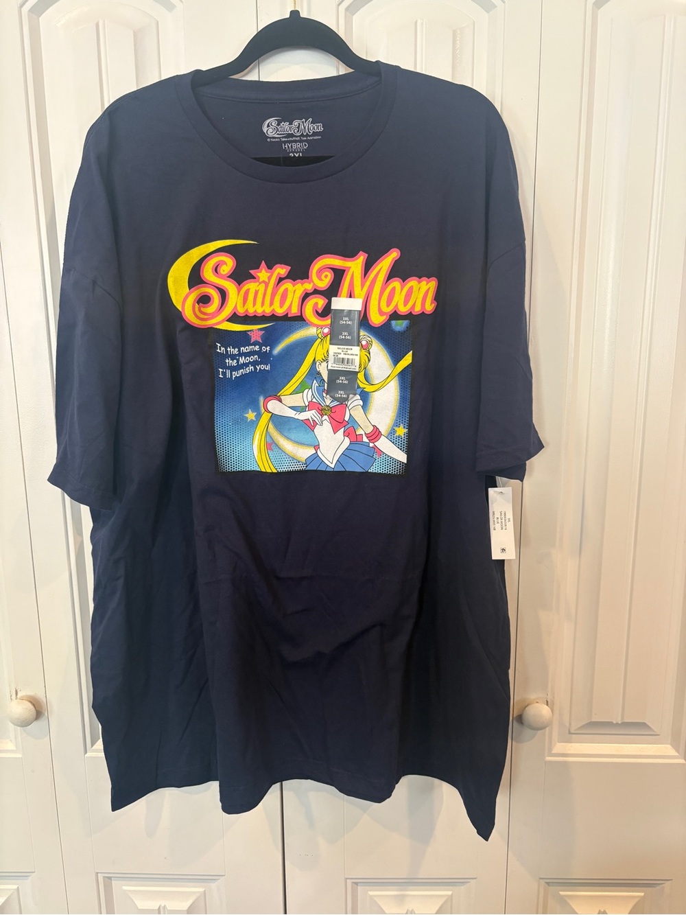 Sailor moon navy tee size 3X